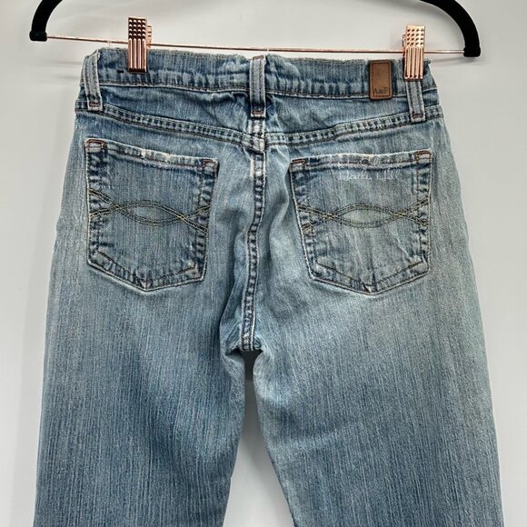 Abercrombie & Fitch Madison Distressed Flare Jeans Size 4 - Picture 3 of 7